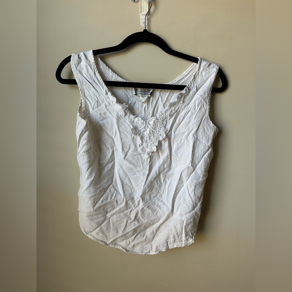 Vintage Kimberly Hope Women’s Lace Camisole Size Medium